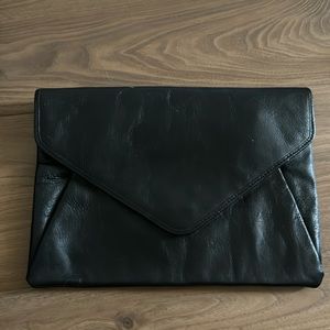 Black Envelope Clutch